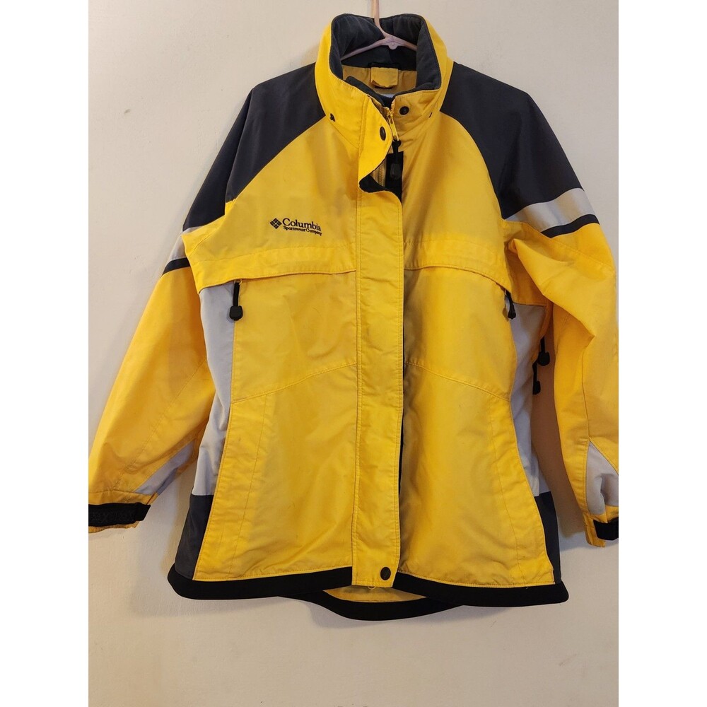Columbia Women's Size Medium Yellow Black Ski Snowboard Jacket Only‎